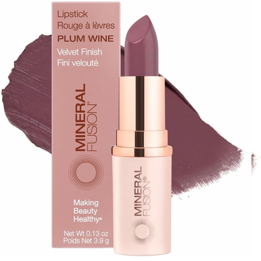 NWT Mineral Fusion Velvet Lipstick in Plum Wine
